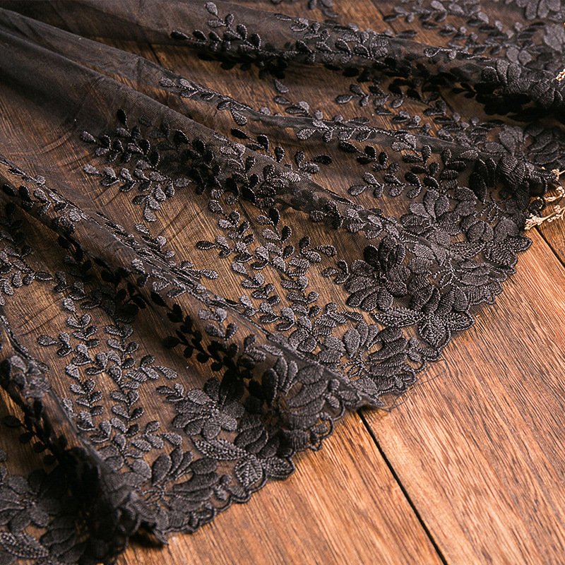 Lace Fabric Milk Silk Water Soluble Polyester for Women's Wear Wholesa 4
